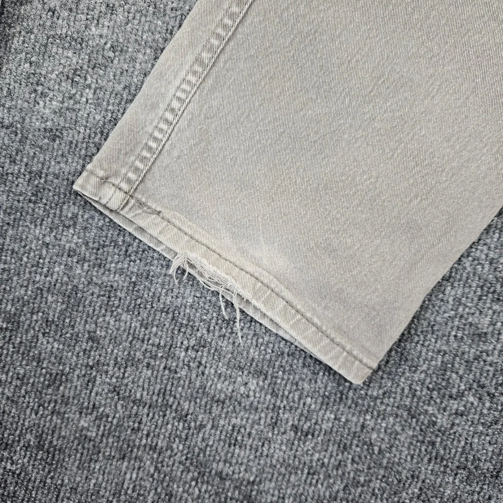Levis 513‎ Jeans Men's 38x30 Slim Straight Gray Denim Medium Wash